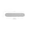 Gliderite Hardware 4-3/4 in. Satin Nickel Rounded Back Plate 3-3/4 in. Center to Center - 5343-96-SN 5343-96-SN-1 - alternate 3